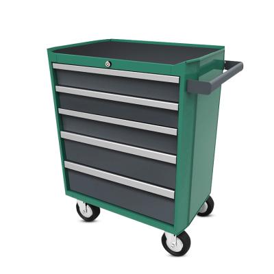 China Luoyang Sodor Metal Small Workshop Movable Tool Drawers Lock Tool Trolley Metal Movable Tool Cabinets for sale