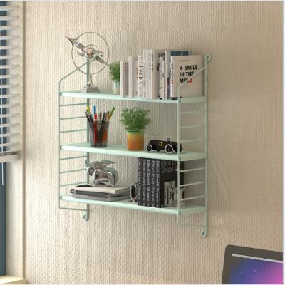 China Environmental Friendly 5 Tier Metal Shelf Metal Display Wall Shelf Wood Metal Shelf Bracket for sale