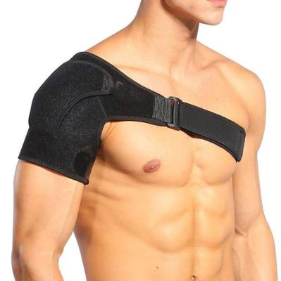 China Stability Adjustable Breathable Shoulder Brace Adjustable Elasticity Shoulder Support With Pressure Pad Sports Shoulder Pads for sale