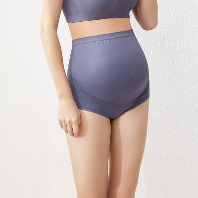 China Pregnant women antibacterial underwear to increase the size of 200 catties 300 pregnant shorts by the end of fatten seamless loose waist big millimeter for sale