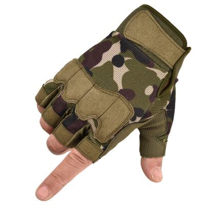 China High Quality And Comfortable Half Finger / Horse Racing Workout Gloves Fingerless Sports Pair Tactical Gloves for sale