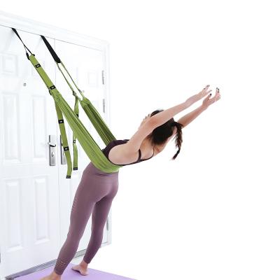 China Yoga Exercise Dance Ballet with Split Legs for Practicing Elastic Rope and Yoga Aerial Bending Rope for sale