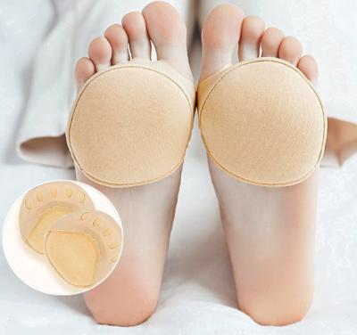 China Helps reduce pressure and strain on the forefoot hot sale honeycomb fabric forefoot pads cushions metatarsal ball of the foot cushion pads for women and men for sale