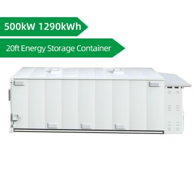 China Lithium Ion Energy Storage Container 20ft Commerciële oplossing voor hernieuwbare energie Te koop