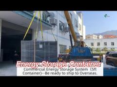 energy storage system container 5ft fully integrated outdoor energy storage system container