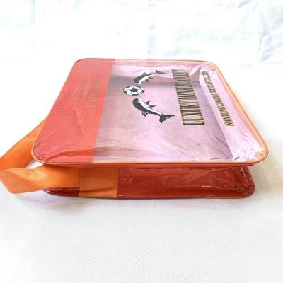 China Recyclable PVC Zipper Storage Sheet Blanket Pillow Cover Pillow Plastic Quilt Bag Packaging for sale