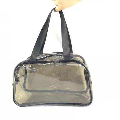 China Recyclable Wholesale Promotional Cheap Transparent PVC Gifts Packaging Clear Cosmetic Bag for sale