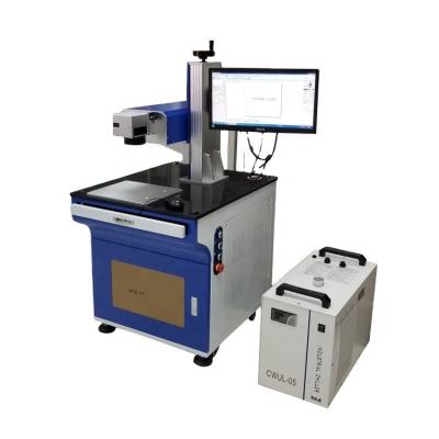 China 3W 5W Laser Marking Machine Water Cooled High Quality UV Laser Printing For Color PP Plastic Cable Ties for sale