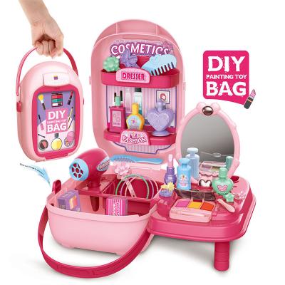 China Children Beauty Toy Kids Dressing Pretend Play Cosmetic Suitcase Make Up Toys For Girls Other Pretend Play And Kindergarten for sale