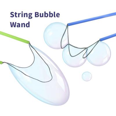 China Plastic Set of 1 Giant Big Size Outdoor Bubble Memory Maker Toy String Bubble Wands Toys For Kids for sale