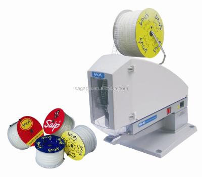 China SPA-80 washable 60W 13 mm plastic pin tying machine SAGA for sale