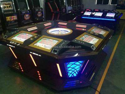 China 6/8/12 Players Casino Roulette Game Steel Popular Coin Operated Electronic Software Machine For Sale for sale