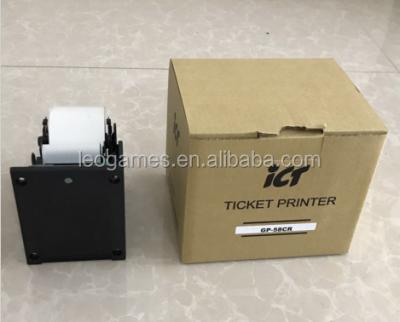 China ICT GP-58 thermal printer for game machines / kiosk vending machines / roulette machine fishing game machines ICT GP-58 for sale