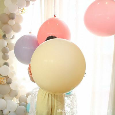 China Decoration Gift Balloons Large Candy 36Inch Wedding Birthday Party Colorful Macaron Latex Balloon By Jumbo Backdrops for sale