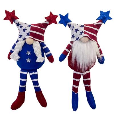 China Cute Independence Day Decoration Props Faceless Doll Ornaments Decorations for 4th of July for sale