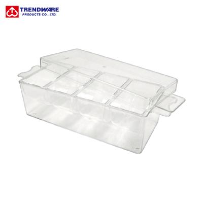 China San Viable Plastic Clear Topping Condiment Holder for sale