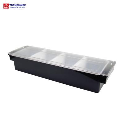 China Sustainable Table Bar Condiment Cart Garnish Tray for sale