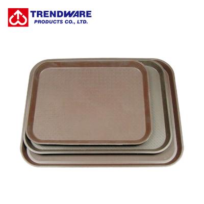 China Large Rectangular PP Plastic Restaurant Fast Food Tray for sale