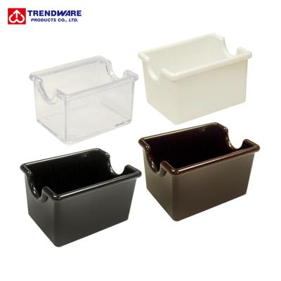 China sugar & Creamer Holder Restaurant Table Plastic Sugar And Creamer Pack Holder for sale