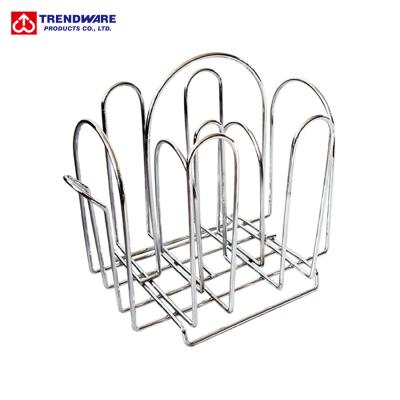 China Traditional 6 Compartments Toast Butter and Jam Packet Holder Rack for sale