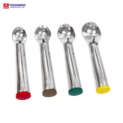 China Viable Color Coded One Piece Cast Aluminum Ice Cream Dipper/Scoop for sale