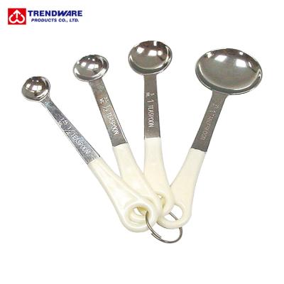 China Stainless Steel Sustainable Measuring Teaspoon With Capacity Mark for sale