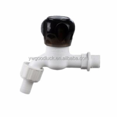 China PB-3201-2 Traditional Wall Mounted PVC Bibcock Quick Open Plastic Faucets for sale