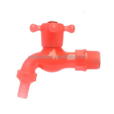 China Traditional plastic faucet with 2021 best price best selling plastic bib taps water faucet plastic PB-1301-2-1 for sale