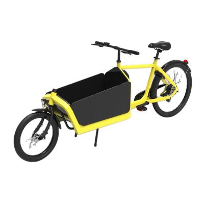 China Steel E Bike For Cargo Goods With Open Box 2 Wheels Cargo Bike Electric for sale