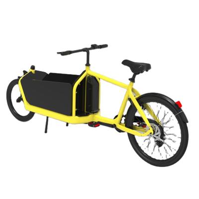 China NEW 2 Wheel Steel Electric Cargo Bicycle Long John Transport Bike for sale