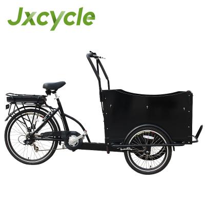 China Kids electric 3 wheel bakfiets cargo family bike for sale