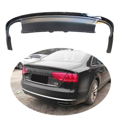 China For W12 Sports Approval Auto Part Style Rear Diffuser For AUDI A8 W12 2015 2016 2017 2018 for sale