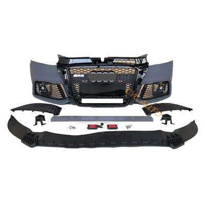 China For Approval RS3 Front Bumper With Sport Grille Body Kit For Audi A3 2008 2009 2010 2011 2012 for sale