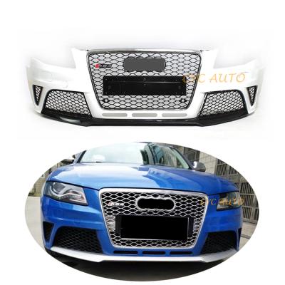 China For High Quality Sports RS4 Approval Body Kit Front Bumper For Audi A4 2008 2009 2010 2011 2012 B8.5 B8 for sale