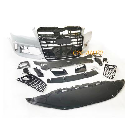 China For Sport Approval For Audi A8 W12 d5 Car Rear Bumper Body Kit With CYC AUTOMOBILE Grill for sale