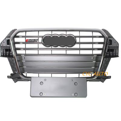 China Hot Selling Grill Car Accessories SQ3 Style Q3 Grill Radiator For Audi Q3 2013 2014 2015 for sale