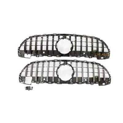 China For Sport Approval C200 C260 W206 Front Bumper GT Style Grill For Mercedes Benz C Class 2020 2021 2022 for sale