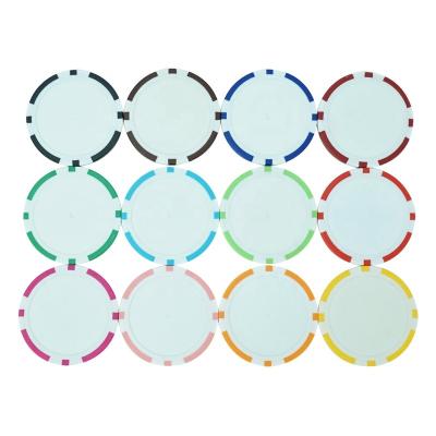 China Wholesale Multi Color Poker Chips 12g ABS Empty Poker Chips Suppliers Eco-friendly For Custom Sticks Casino Games for sale