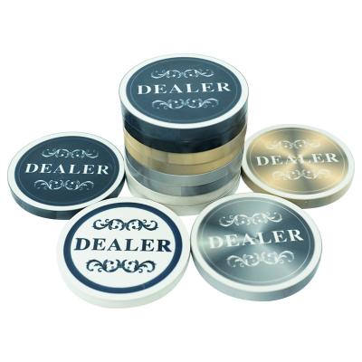 China 26g Samples Free Design Best and Dealer Free Design Poker Customized Ceramic Button 48.5mm*5.5mm for sale