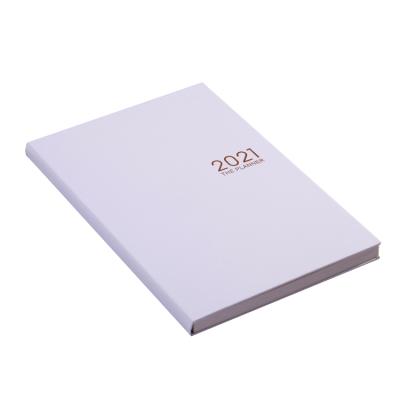 China 2022 Planner Custom PU Cover Sublimation Blank A5 Leatherette Daily Monthly Yearly Hardcover Planners and Hardcover Notebooks for sale