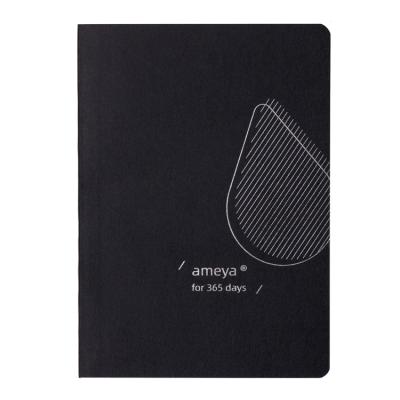 China Printed Planner Organizer Custom Printing Dotted Grid Black 2022 Daily Budget Goal Diary Financial Planner for sale