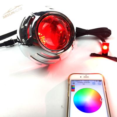 China 2.50inch; 3.0inch 12V 6000K Hi/Lo Spotlight Beam Devil Eyes Headlight Bulb Kit for sale