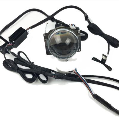 China Headlight Projector 2.5inch Car Angel Eyes RGB Light Color Changing Devil Eyes for sale