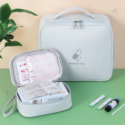 China Multifunctional Travel Portable Box Bag Storage Medicine First Aid Kit Car Camping Emergency Pocket Home Accessories Large Capacity for sale