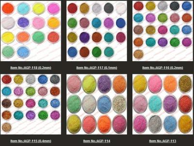 China It is easy to use for sale 1/mm/2mm/3mm nail art nail tips decoration decals best five star nail art glitter powder&AGP series for sale