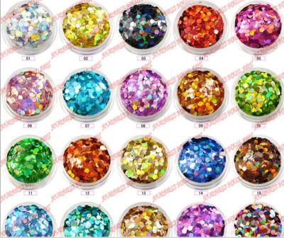 China Colorful nail tips decoration eworld star heart flower glitter flakes nail art for sale