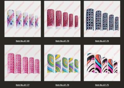 China 2014 New Design Arrivial Acrylic Designs Pre UV Nail Art Tips 70pcs/Set Design Fake French Airbrush Fake Tips Pre Mix for sale