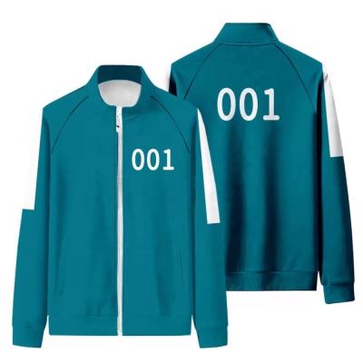 China Anti-wrinkle squid game 067 full suit new 456 squid game hoodie for sale