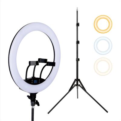 China 16 Inch High Quality Photographic Lighting Ring Lamp Beauty Makeup Selfie Live Stream Tik Tok Led Ring Light With Tripod Stand for sale