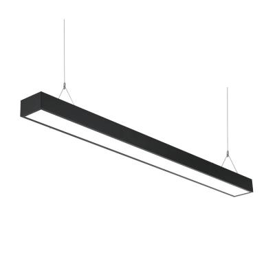 China Hotel Office Lighting 100mm Width 20w 2ft Led Batten Lights Dimming Linear Led Ceiling Light Pendant for sale